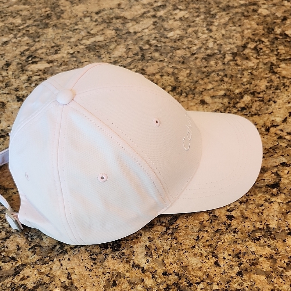 Calvin Klein Light Pink Baseball Hat - Picture 4 of 6